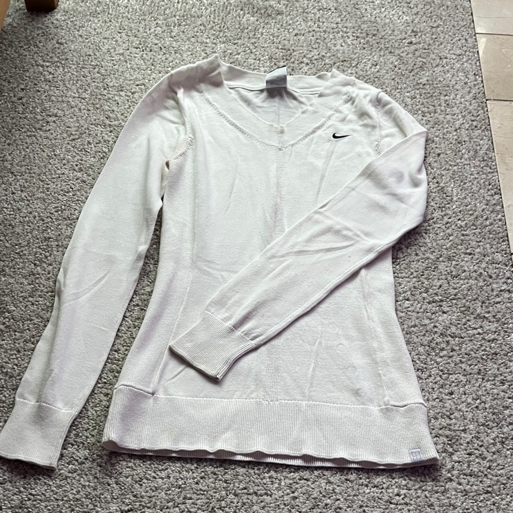 Nike Women's Classic White Long Sleeve Tee